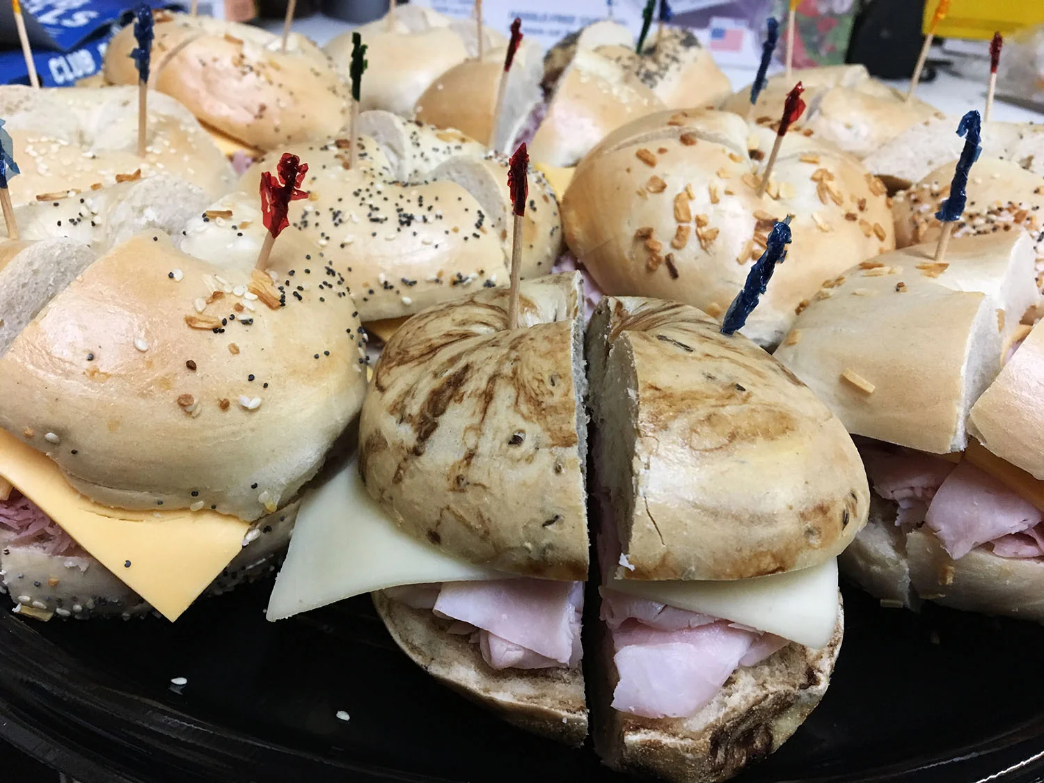 Bagel Bistro lunch sandwich platter